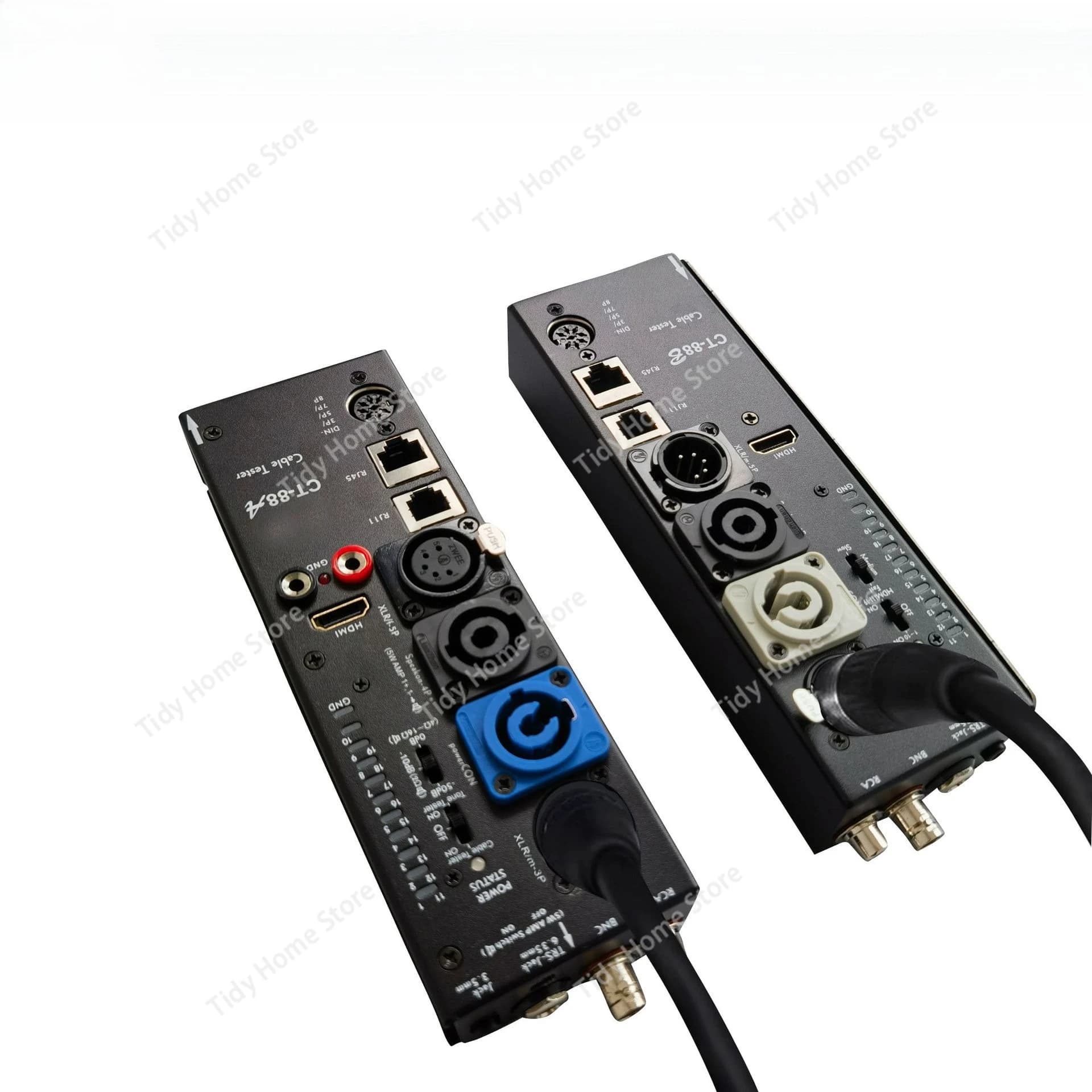 Detachable multifunctional audio cable tester, CT-88 automatic cable tester with digital display 16 in 1 with HDMI and XLR connectors
