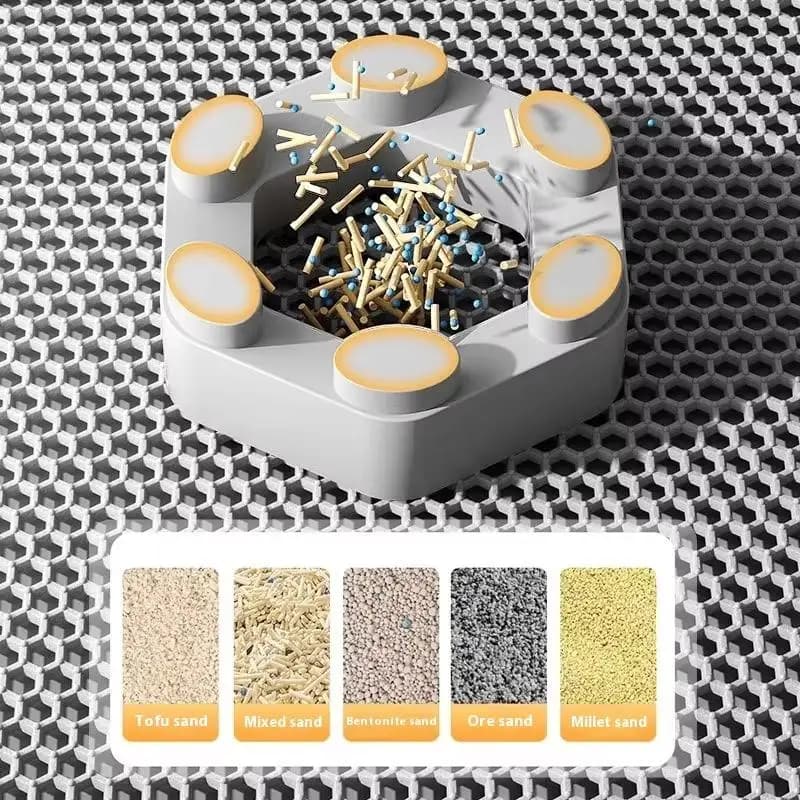 New Sale Cat Litter Mat Heavy Duty Waterproof 2 Layer Non Slip Washable Pet Floor Protector Litter Box Sand Stopper