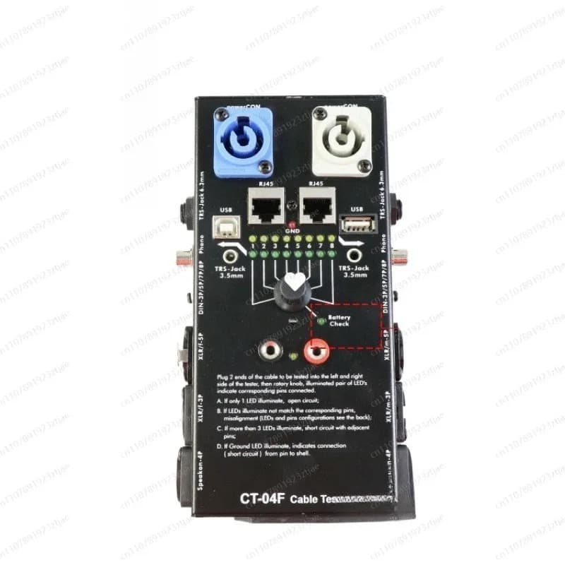 CT-20 Tester di linea multifunzionale Linea audio Xlr Tester di linea di segnale Cavo tester Hdmi