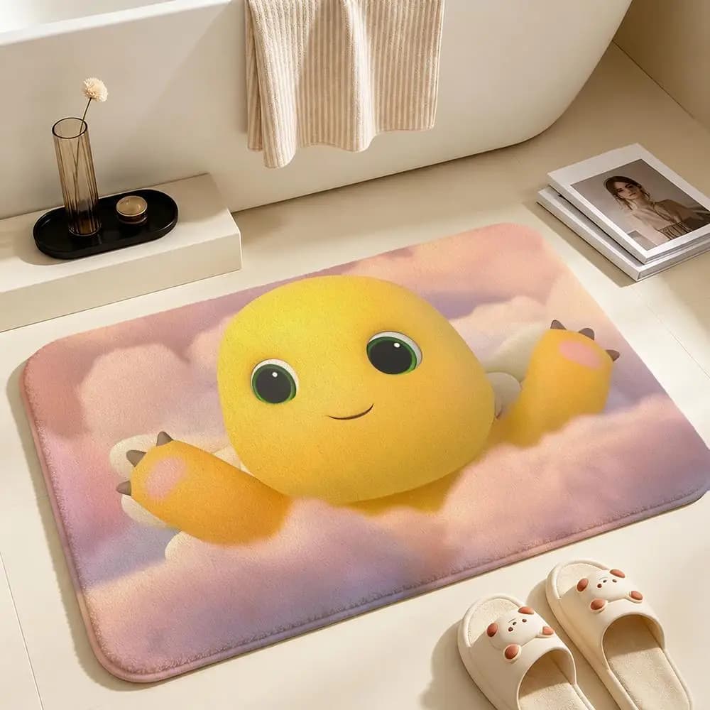 IP-NailoongS Floor Mat Soft Non-Slip Bath Mat, Bedside Carpet, Absorbent Doormat for Home