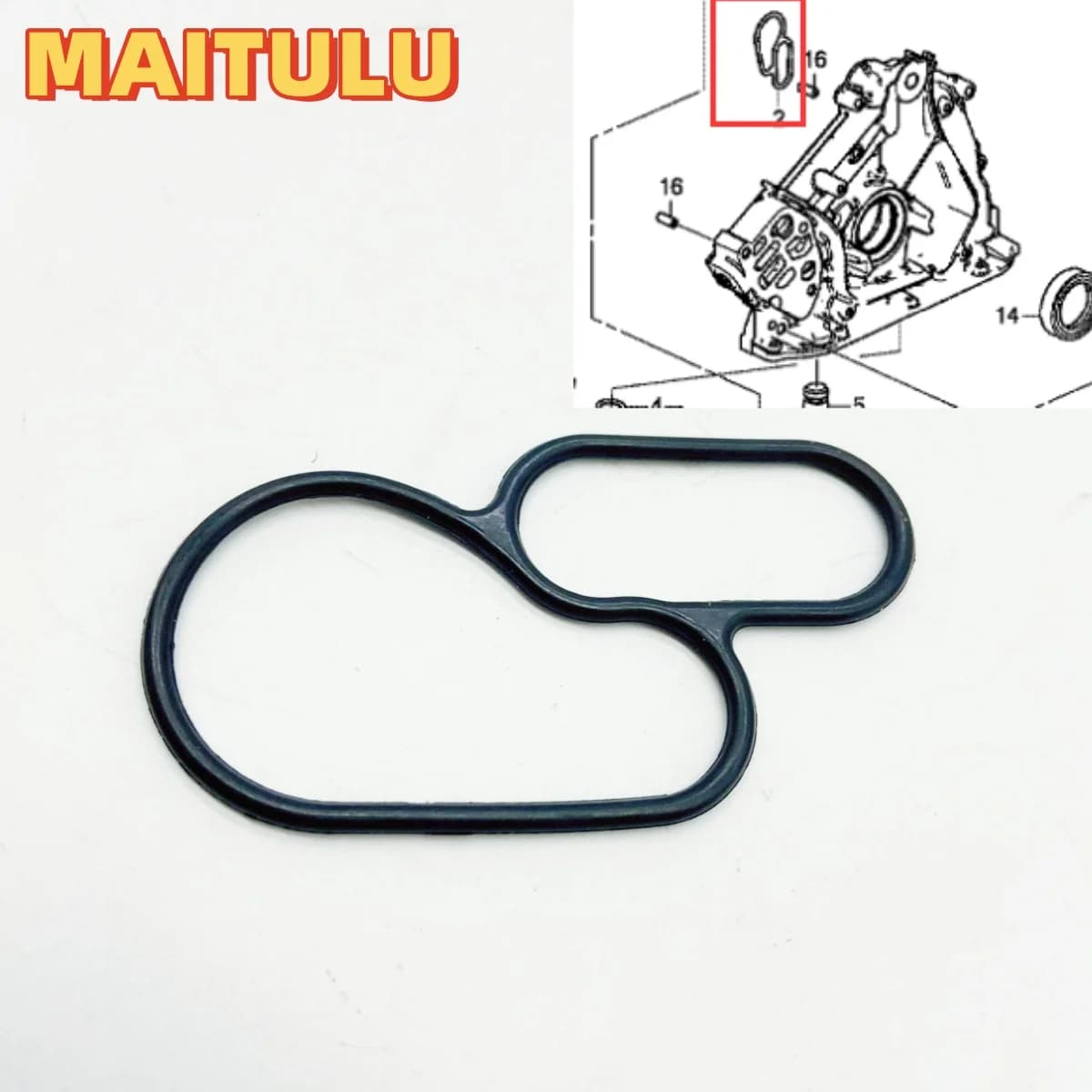 Adatto per Honda 03-13 Accord V6 Costu pilot Odyssey Acura 3.0L 3.5L anello di gomma di tenuta della pompa dell'olio 15115-p8a-a01 ricambi auto