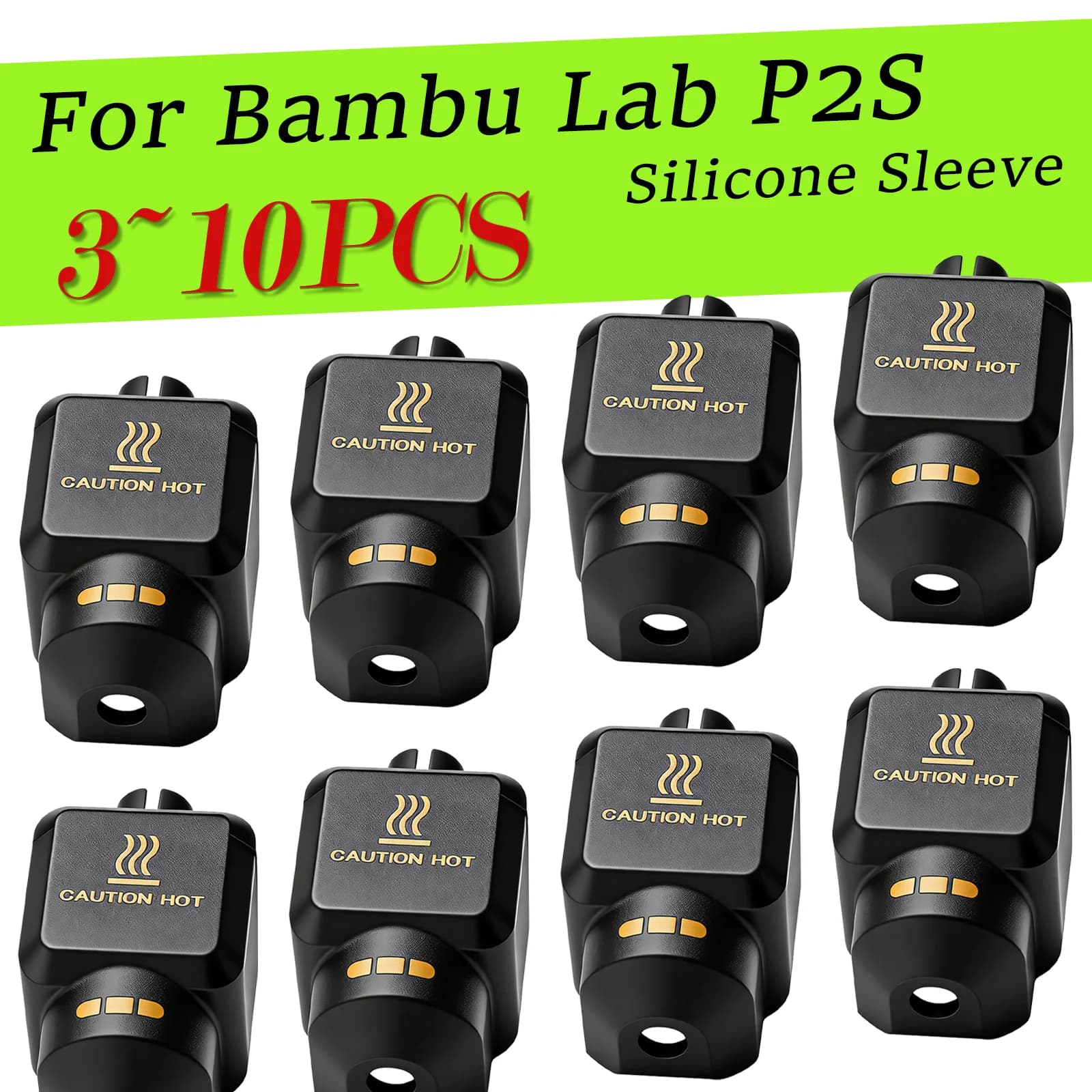 High Temperature Resistant P2S Silicone Guadeloupe, 3D Bambu Lab P2S Printer Protector