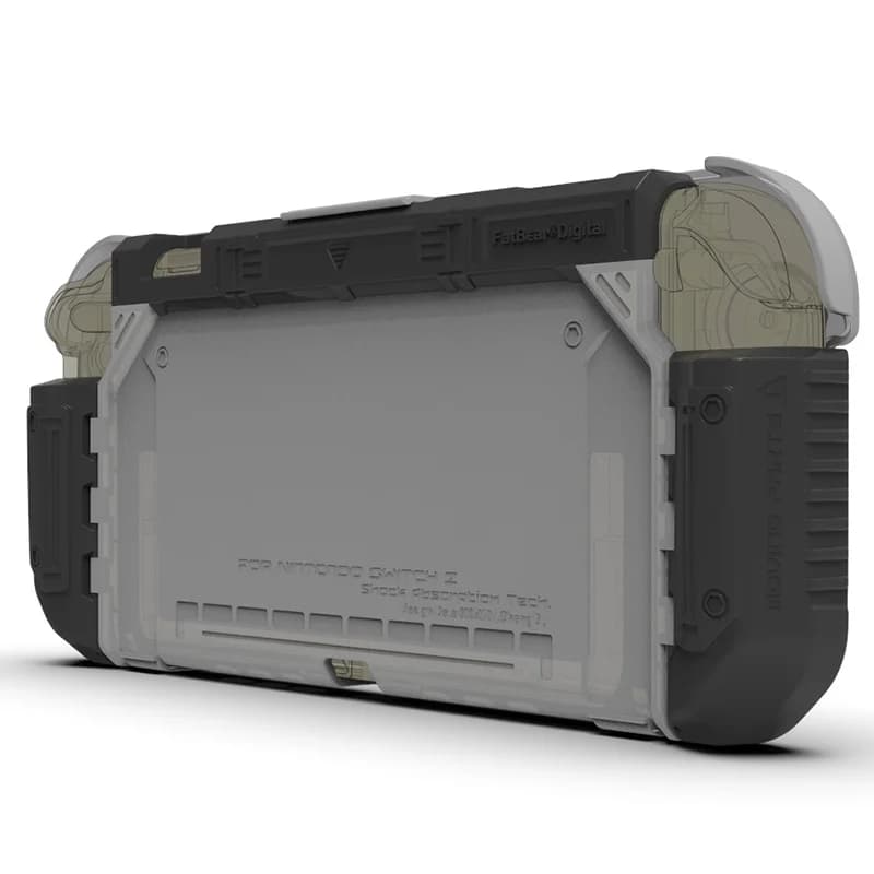 Per Nintendo Switch 2 Buffer Armor Custodia protettiva FATBEAR Tattico Militare Grado NS2 Cover Anti-Graffio Pelle Shell