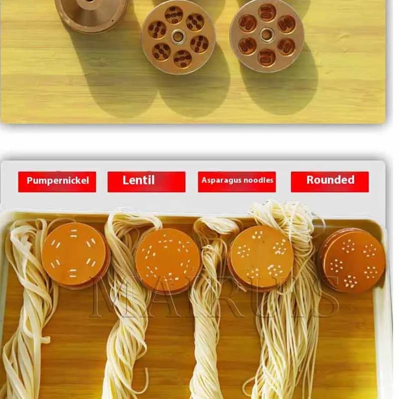 Macchina Elettrica Automatica per Pasta 220V/110V, Multifunzione, con Rullo per Impasto e Macchina per Sfoglie di Ravioli, Macchina per Pasta Italiana