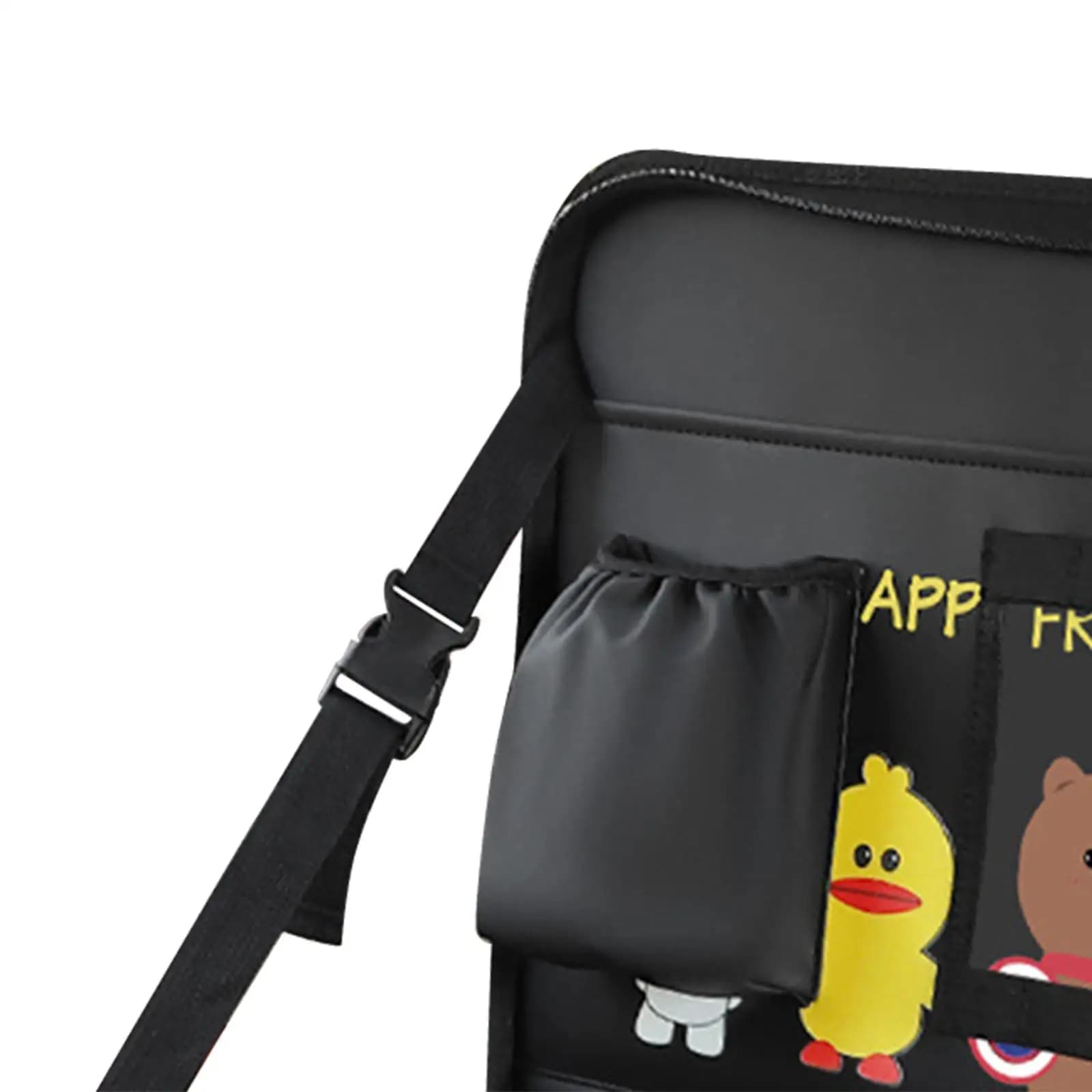 Organizer per Sedile Posteriore Auto, Supporto per Laptop, Accessorio Universale in Pelle PU, Installazione Semplice, Altezza Regolabile, Tavolino