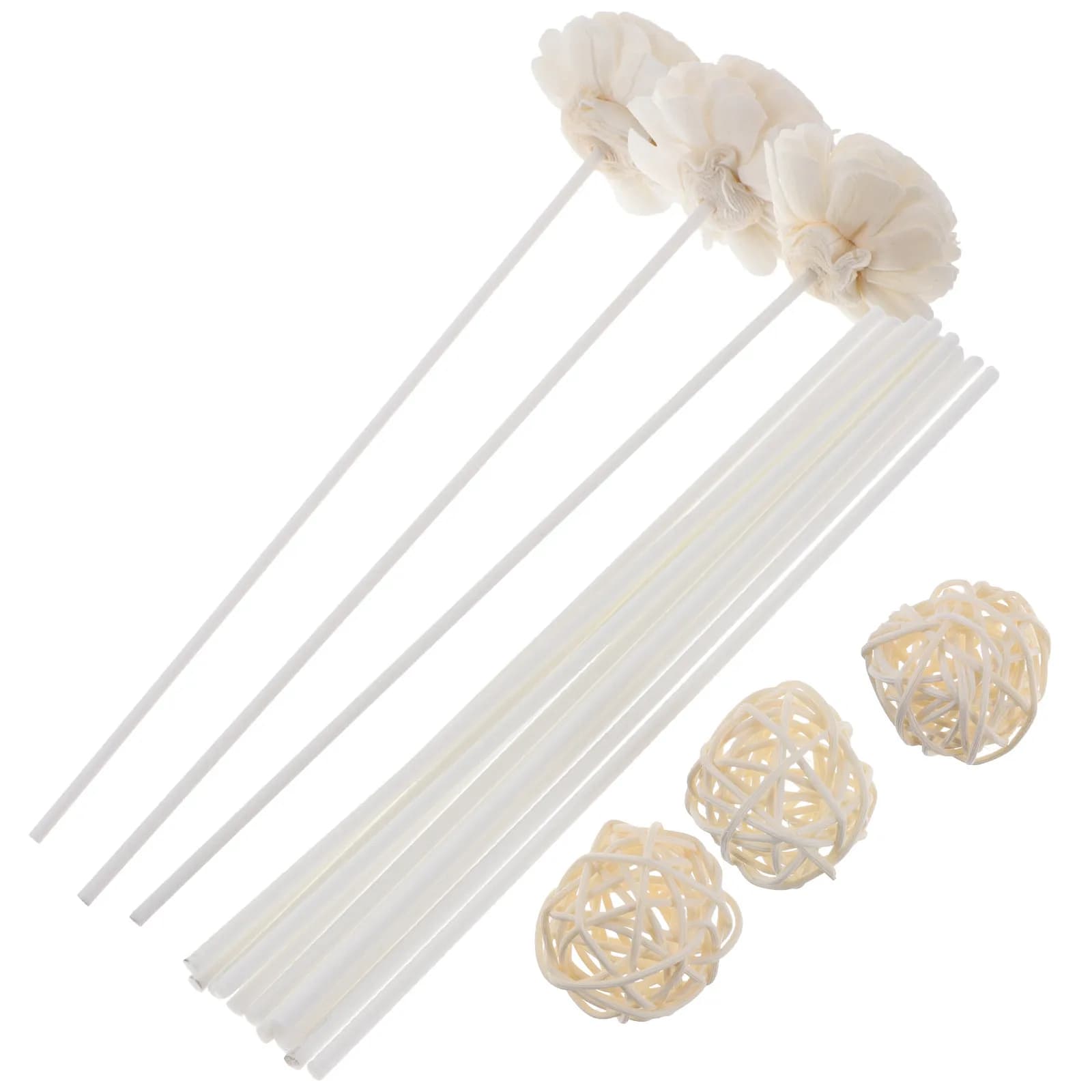 Reed Diffuser Scented Wooden Diffuser Sticks Set Perfect Aromatherapy Accessories for Home Office Coffee Shop Fresh Room Aroma
