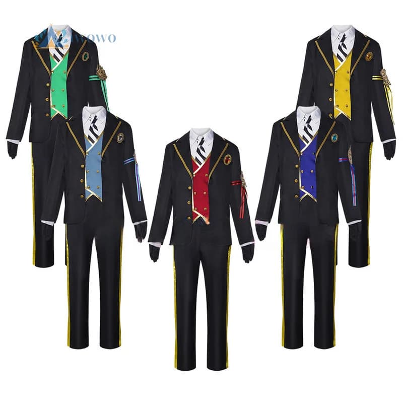 Twisted Wonderland Riddle Cosplay Costume Adult Ace Floyd Carnival Uniform Anime Halloween Party Costumes Masquerade Women Game