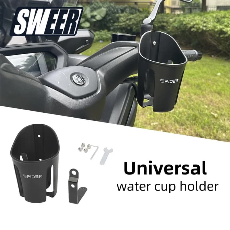 Universal Modification Accessories Drink Cup Holder Bike Water Cup Beverage Bottle Stand Motorcycle Bottle Cage Motorbike