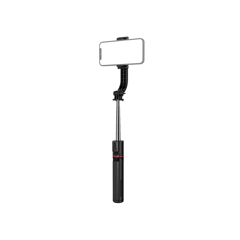 Treppiede per smartphone con selfie stick wireless e telecomando compatibile con Bluetooth, supporto portatile per telefono, live streaming, vlog, foto e video