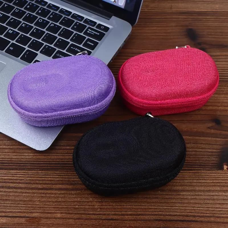 Custodia portatile per mouse con guscio rigido in EVA Custodia protettiva antiscivolo per mouse da gioco wireless Borsa da viaggio con cerniera
