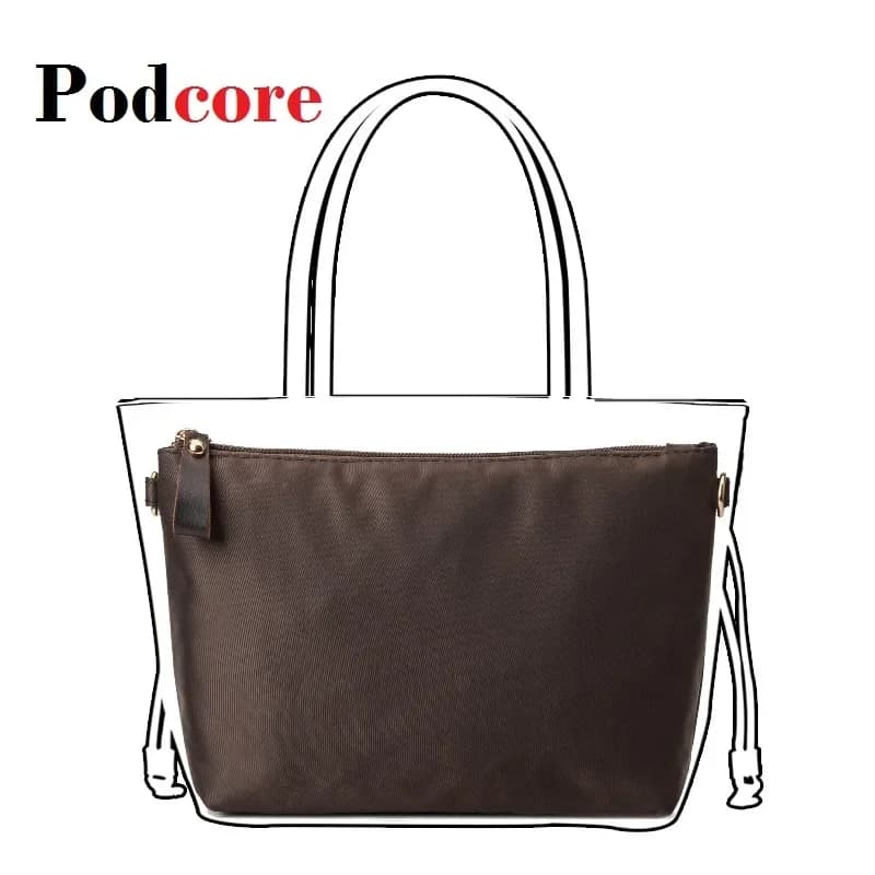 Borsa per inserti per organizer in nylon Borsa per trucco da viaggio per inserti da viaggio in nylon da donna Borse per inserti per trucco multifunzionali da viaggio