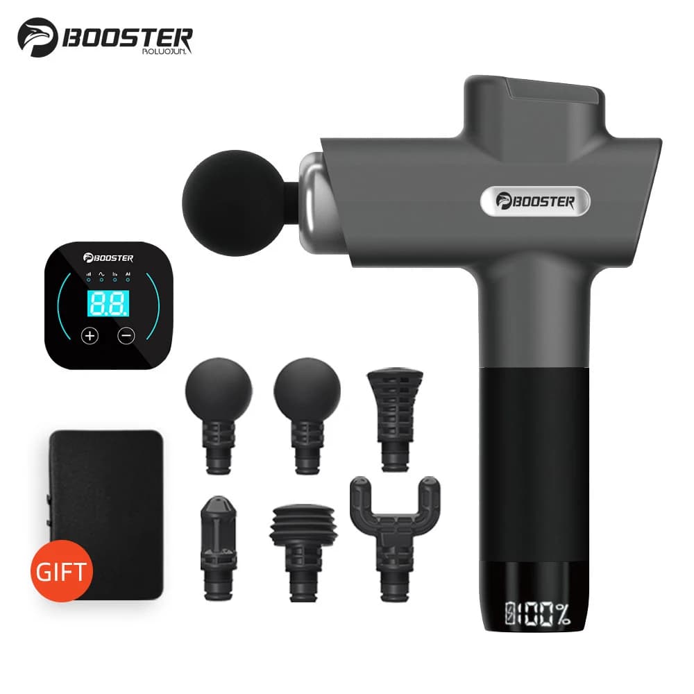 Booster M2-D Massage Gun Deep Tissue Percussion Neck Back Body Massager Portable Fascia Gun Muscle Relaxation Electric Massager