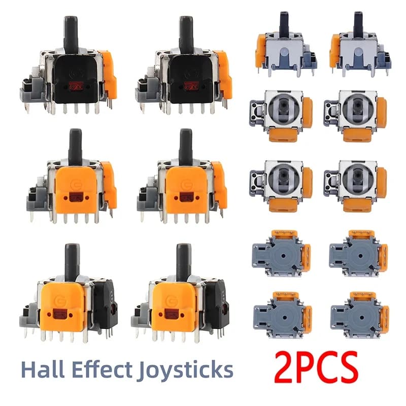 2 pezzi di ricambio per joystick ad effetto Hall per controller PS5/PS4 per accessori di riparazione del modulo sensore stick analogico 3D PS5/PS4/Xbox
