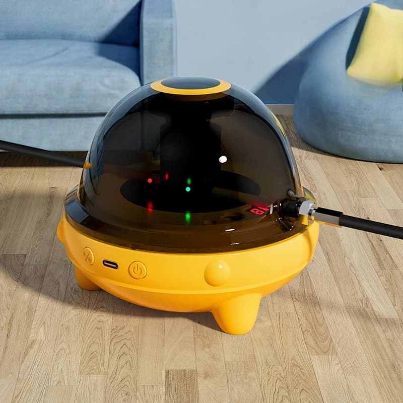 Macchina per saltare con corda intelligente per bambini, divertente e interattiva, con telecomando, musica automatica e funzione sportiva.