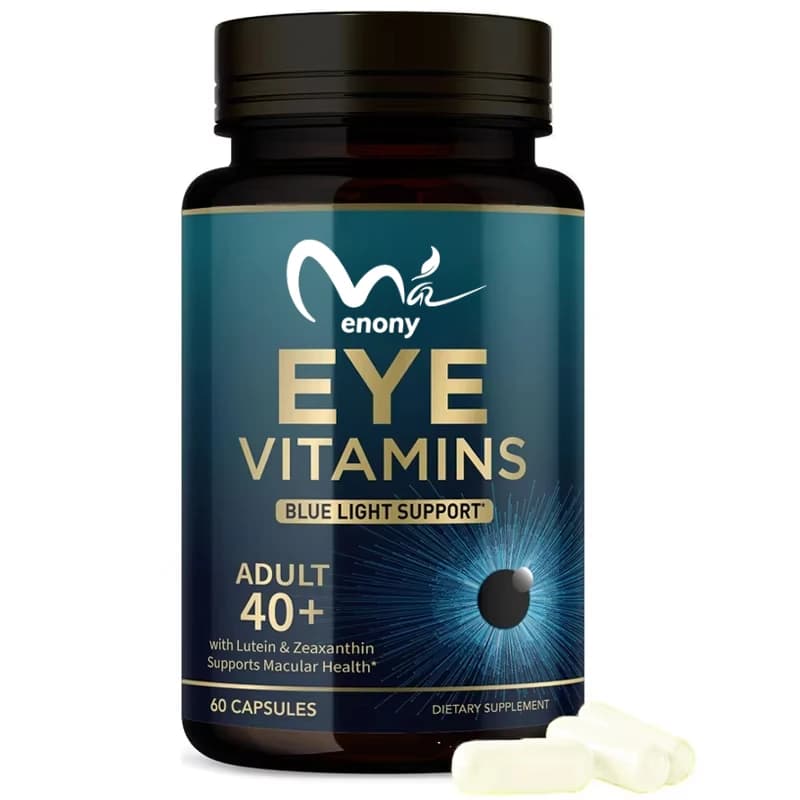 Supplements of vitamins and minerals for the eyes with lutein, zeaxanthin, zinc, vitamin C and E - 60 capsules for the health of the sight