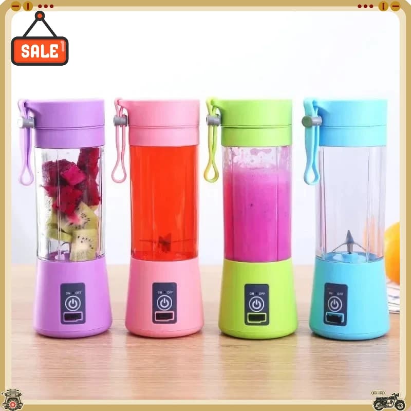 Frullatore Elettrico Portatile Ricaricabile, Mini Mixer da Viaggio per Frullati e Milkshake
