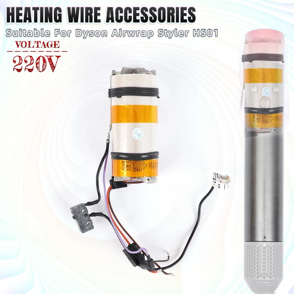 Accessories for Dyson Airwrap Styler HS01 220V Accessories for iron hair dryers Heater coil for iron hair dryer