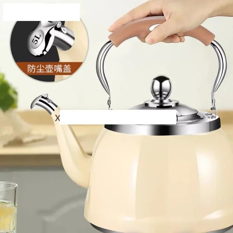 Whistling Stovetop Tea Kettle Food Grade Stainless Steel, HNM23
