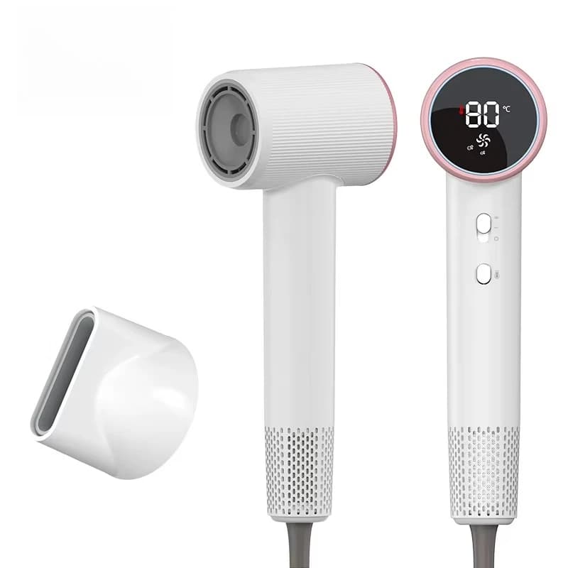 High Speed 110000 RPM Negative Ionic Hair Dryer, Fast Drying, Low Noise, Thermo-Control, Professional Salon Quality Dryer
