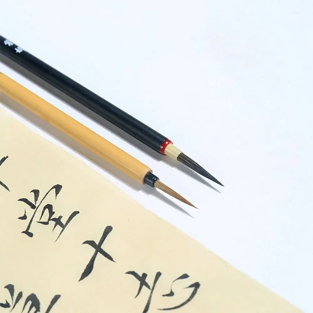 Practice Student Crisperding Oil Painting Calligraphy Brush Script Writing Brush Hook Line Fine Paint Brush Chinese Brushes