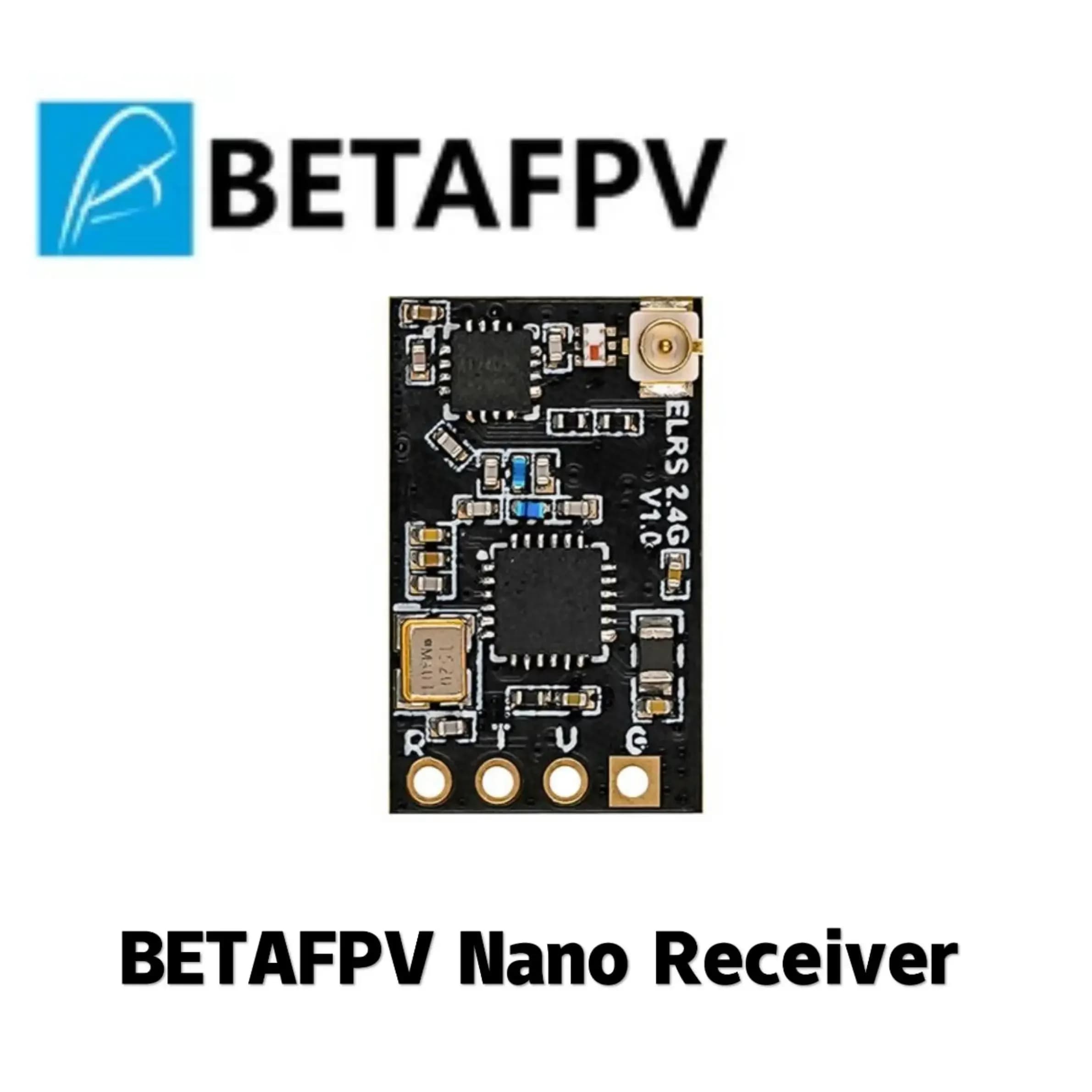 Ricevitore Nano BETAFPV ELRS: Massime Prestazioni in Velocità, Latenza e Portata, ExpressLRS Opzionale 2.4G/915MHz/868MHz per Droni da Corsa RC