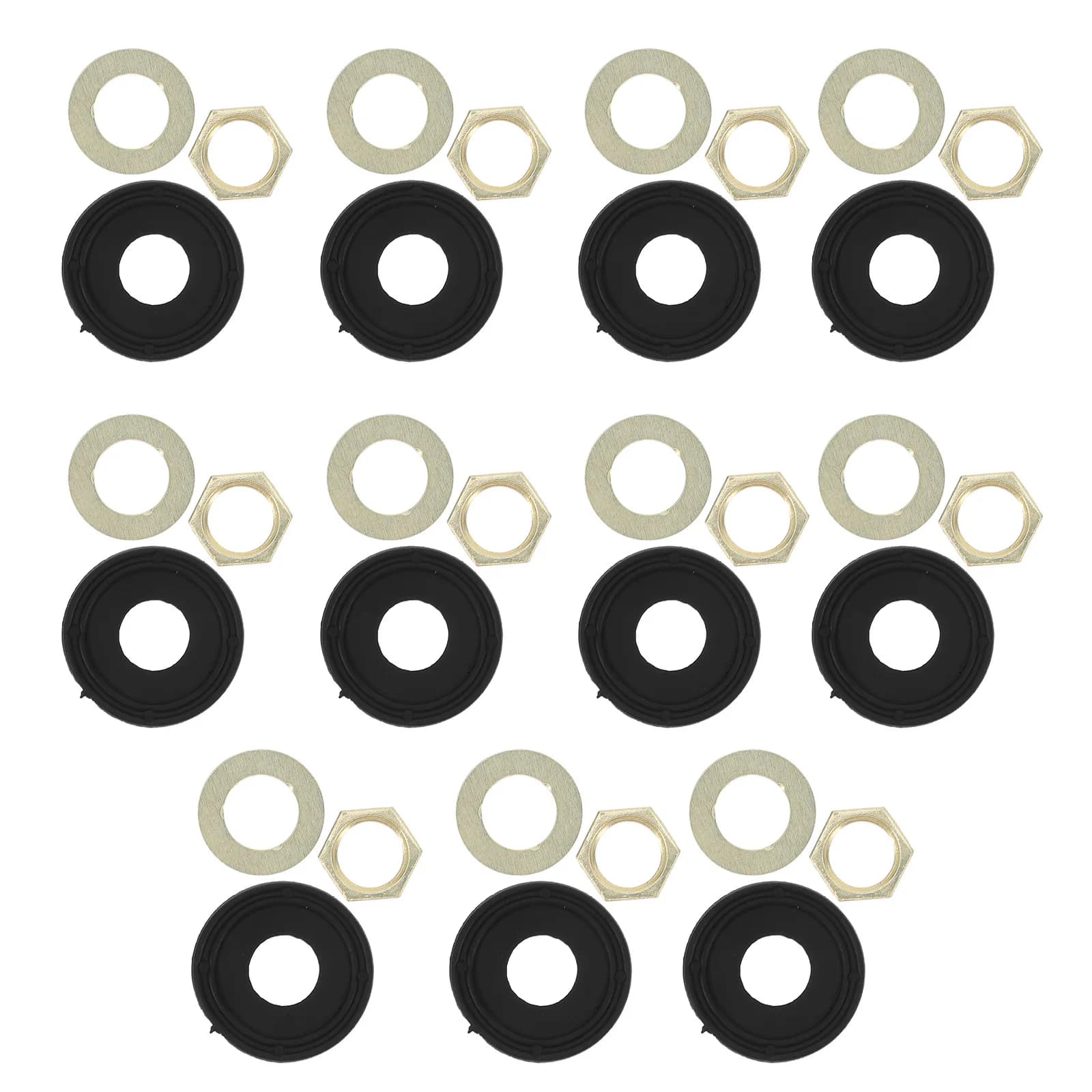 11 Set of Wall Clock Repair Kits With Dado And Washer, Parts of Quartz Spare Parts, DIY Watches Assembling Accessories, Quartz Mechanism Repair