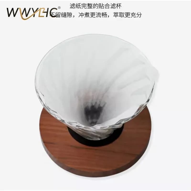Filters for Coffee in V Shape, Suitable for Coffee Machines Manual, Universal, Round, 100 Pieces