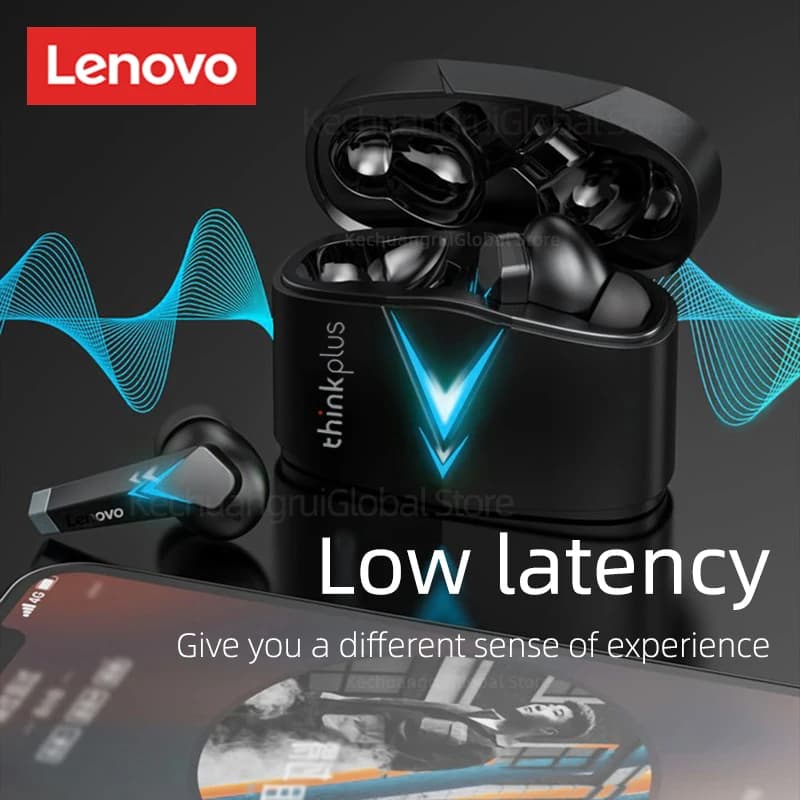 Lenovo LP6 TWS Wireless Bluetooth Headphones Gaming Headphones HIFI Music Headphones Noise Cancellation Headset Dual Mode