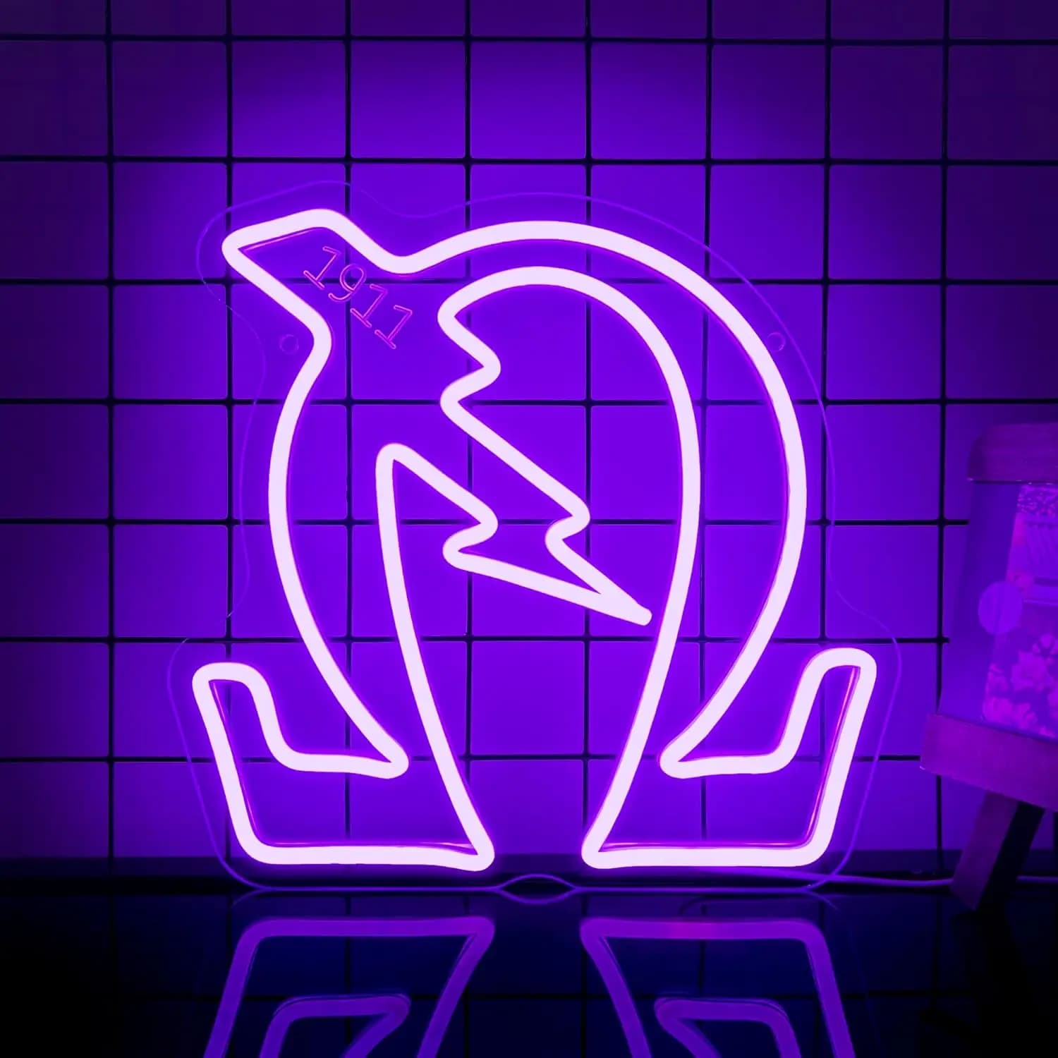 Insegna al Neon Personalizzata Psi Phi Fraternity, Luce al Neon USB Dimmerabile per Club, Feste, Bar, Sala Giochi, Decorazione Camera da Letto, Regalo