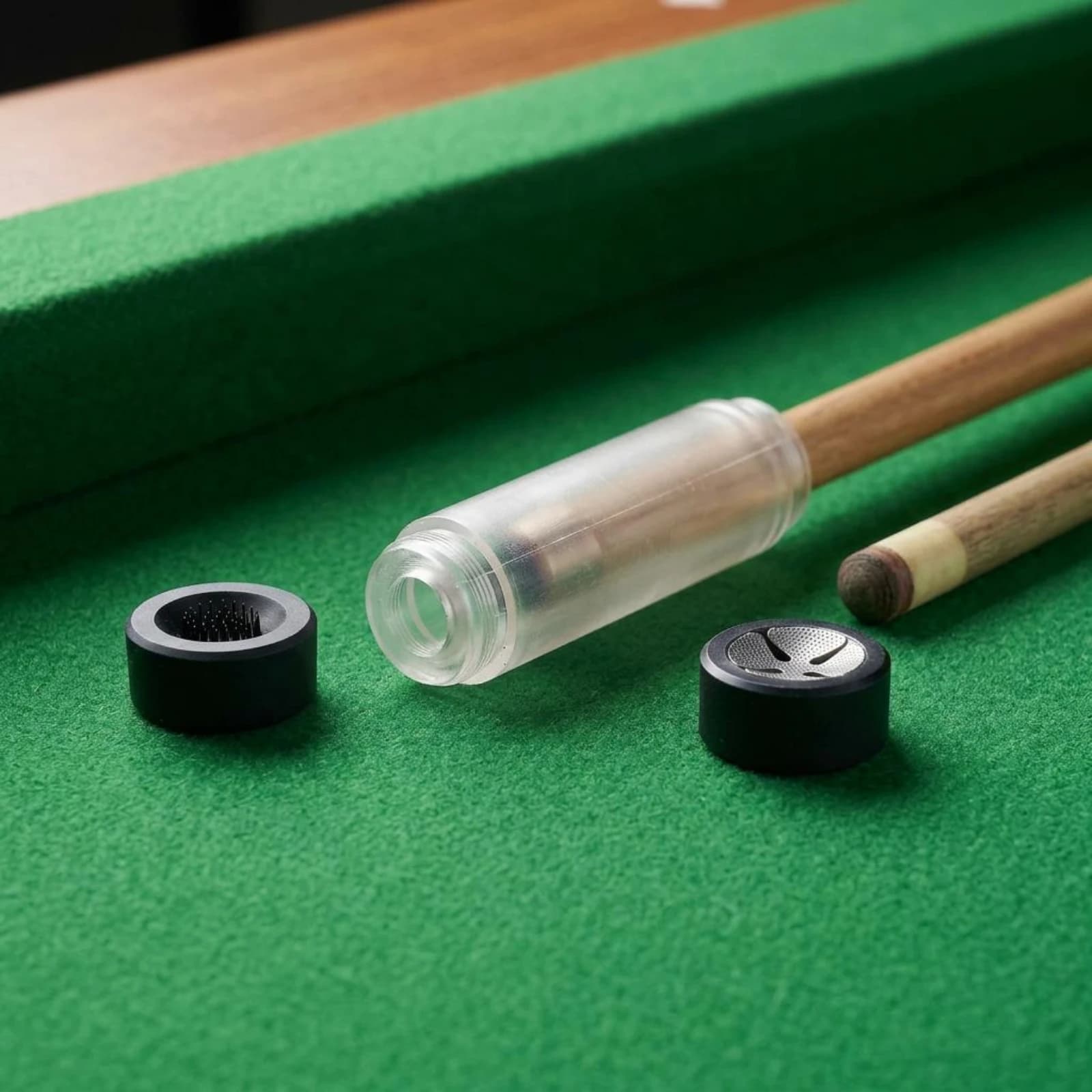 Billiard Cue Tip Tool Abrasive Face Pool Cue Tip Tool Sports Game Gear Textured Interior Handheld