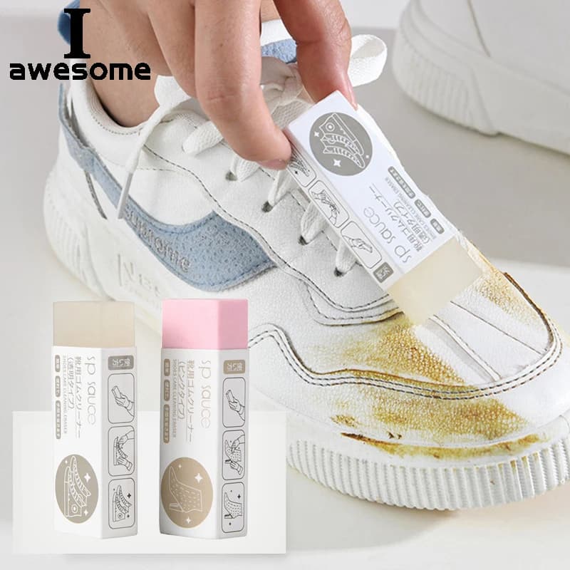 1 pezzo di gomma per pulizia riutilizzabile pelle scamosciata pelle di pecora opaca pelle e tessuto in pelle cura scarpe cura detergente per pelle stivali scarpe da ginnastica cura