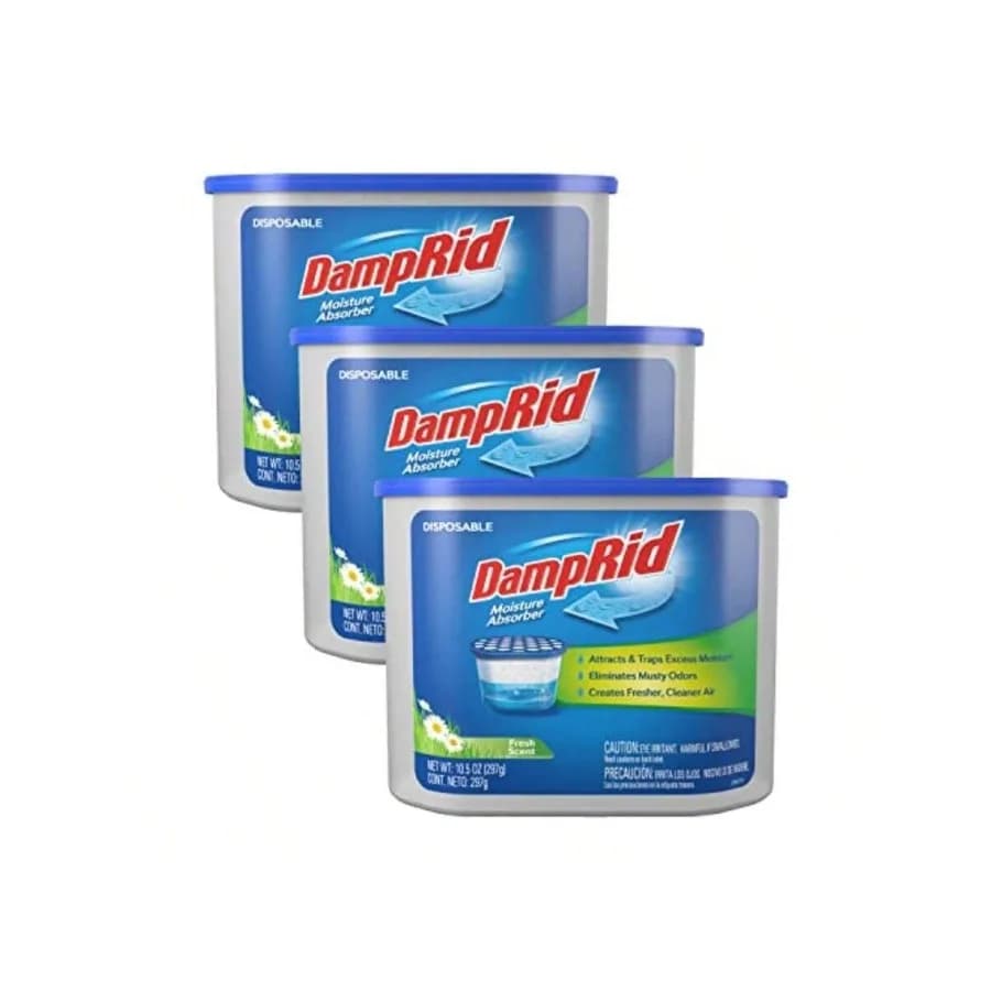 AWYYFresh Scent Disposable Moisture Absorber 10.5 Oz. 3 Pack Attracts And Traps Excess Moisture Eliminates Musty Odors Creates