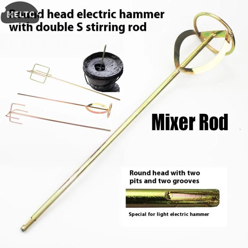 1Pc Auction Mixer Stucco Coating In Powder Paint Electric Mixer Head Mixer Rod Mixer Auction Mixer Trapano Paint Agitation Auction Malta Mixing Pala