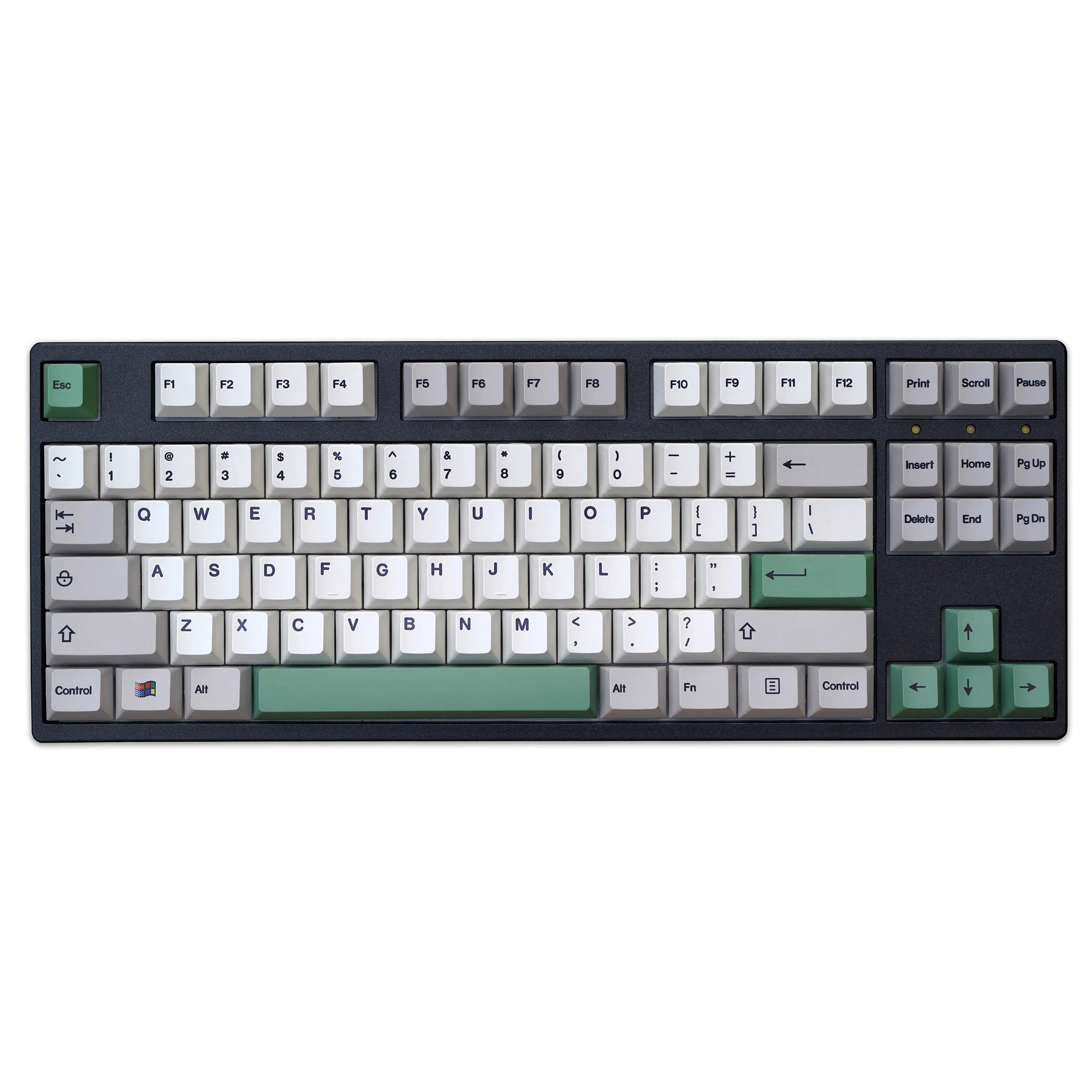 Set di 160 Tasti QWERTZ in Inglese, Coreano e Tedesco, Profilo Cherry, Keycaps PBT con Sublimazione per Tastiere Meccaniche MX 64 87 96 104