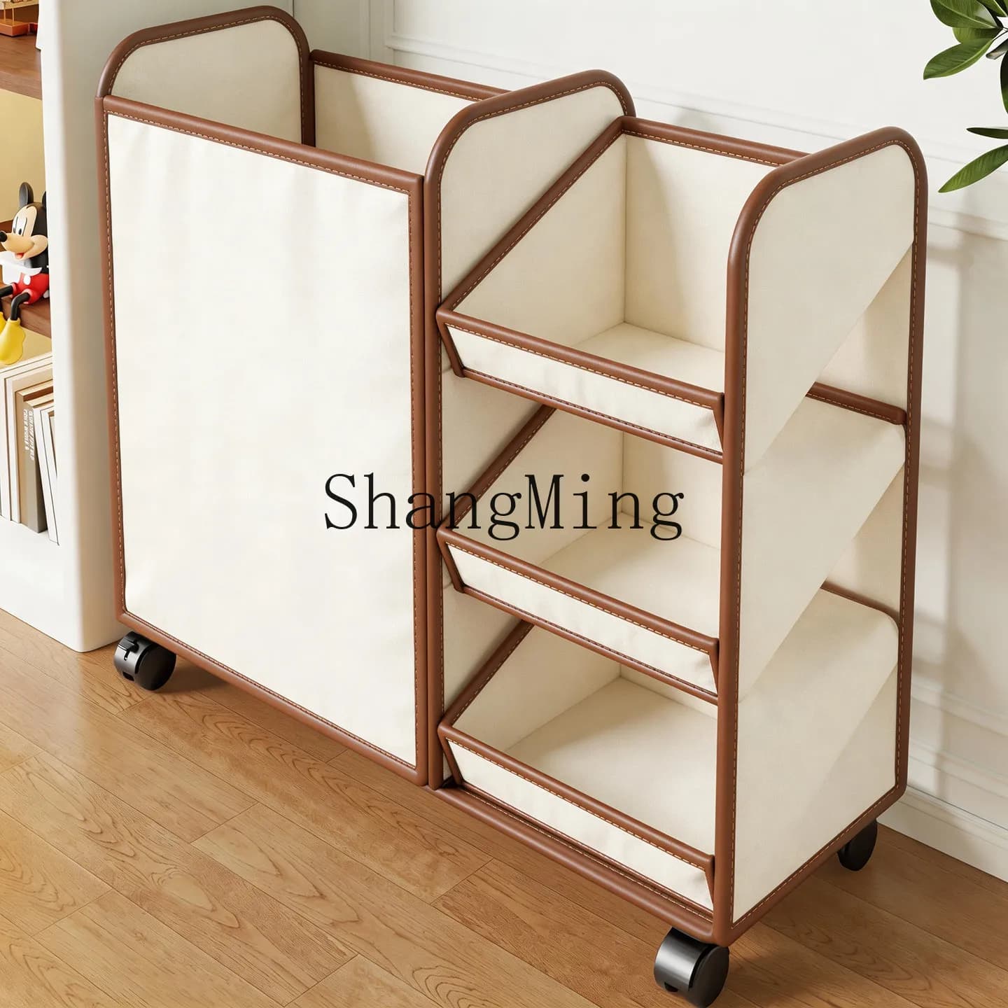 PYH yoga mat holder basket, fitness equipment storage basket, mobile badminton rack, handlebar holder and kettlebell