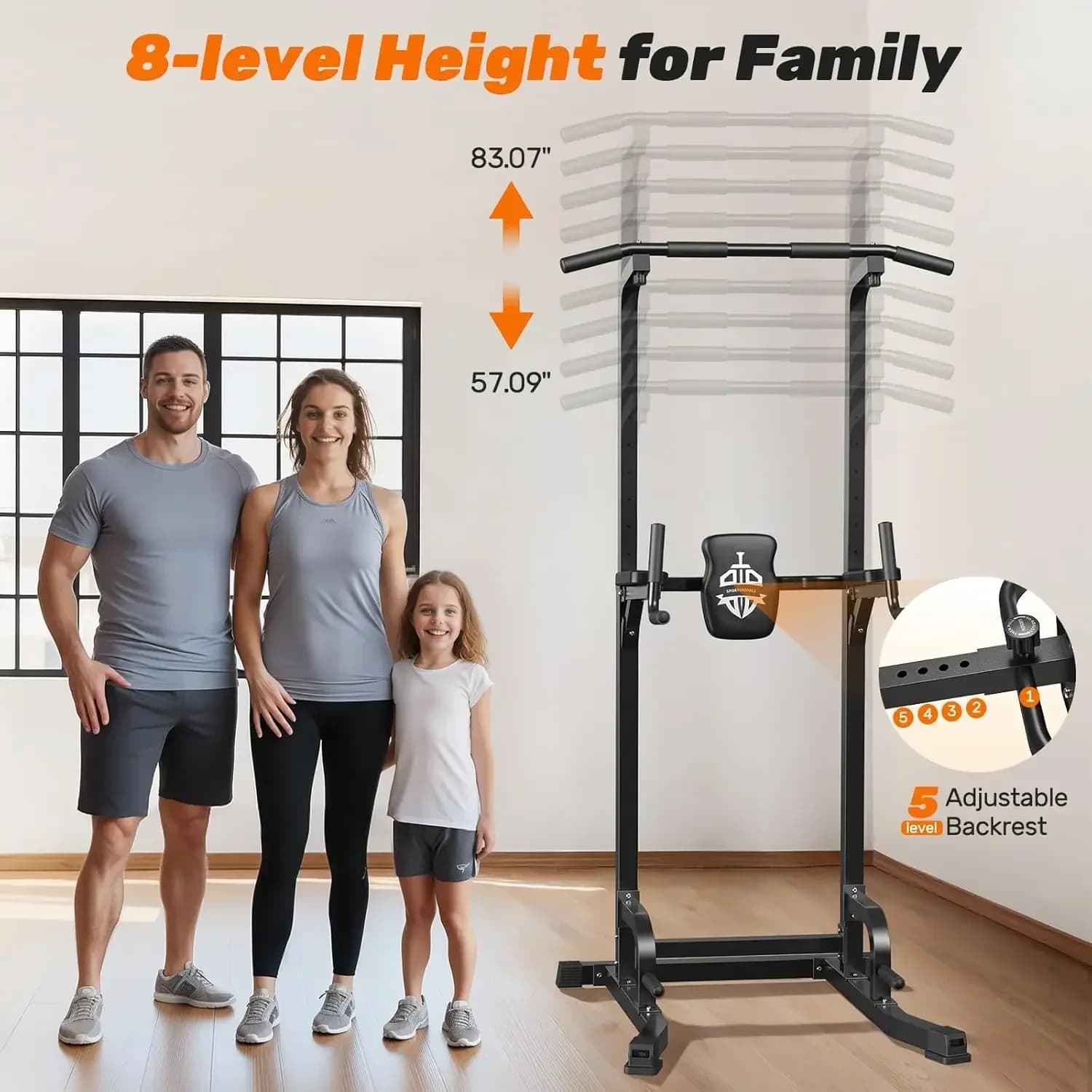 Uncounted price, Unmissable offer! Multifunction Station for Tractions and Flessions, Training Tower for Home Gym, Strength Training Tool
