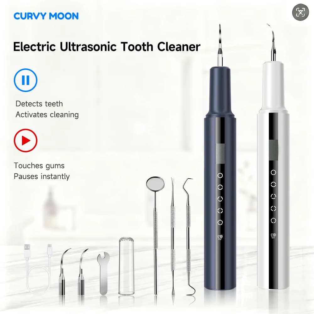 5 Mode Electric Cleaner, Ultrasonic Dental Absorber for Remotion Tartarus, IPX6 Waterproof, Cleaner