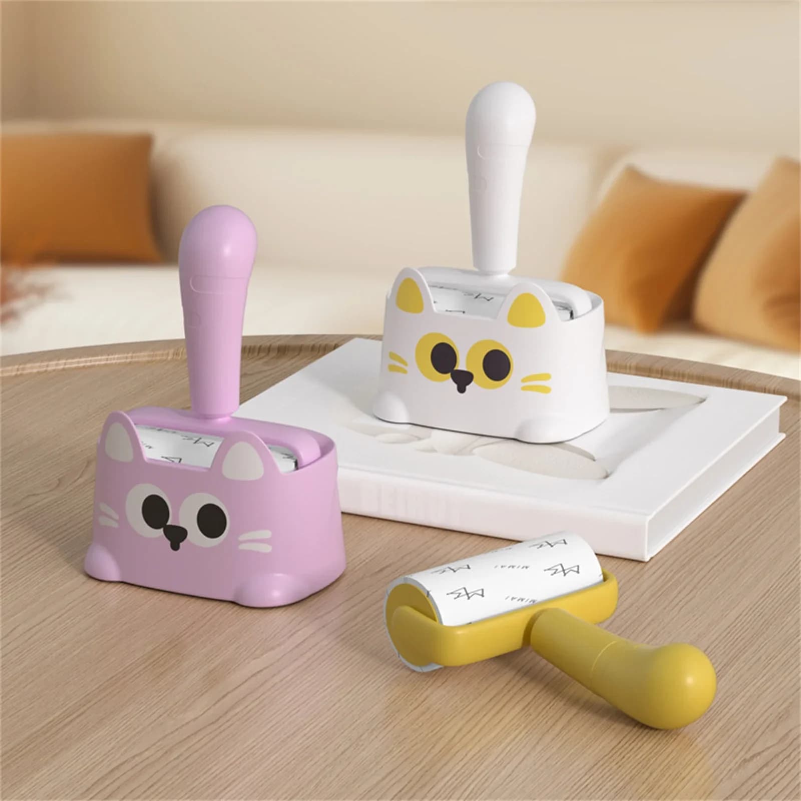 Portable Hair Adhesive Roller Pet Hair Remover Roller Replaceable Lint Remover Sweater Shaver Hair Removal Clothes Fuzz Defuzzer