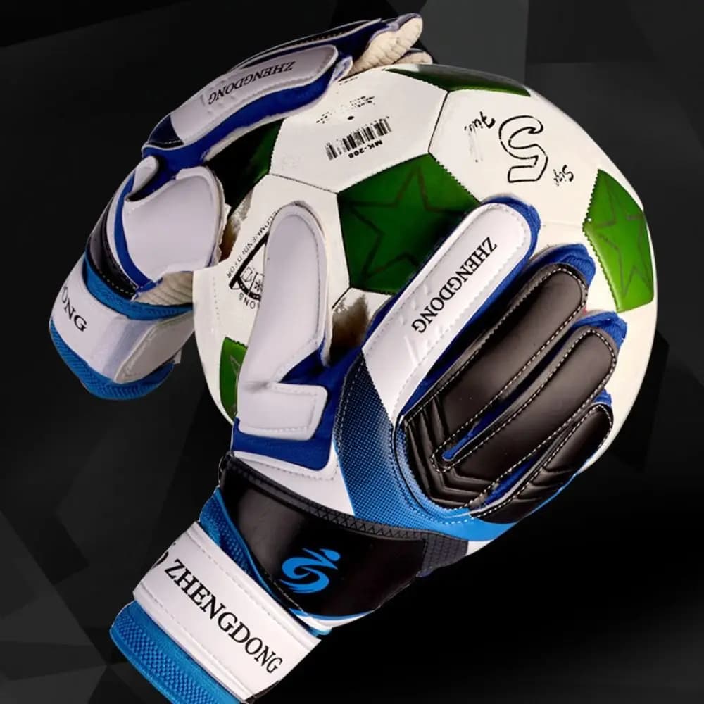 Guanti da Calcio Resistenti all'Usura, Antiscivolo, Eccellenti Guanti da Portiere per Allenamento, Guanti da Allenamento in Lattice Spesso Antiscivolo