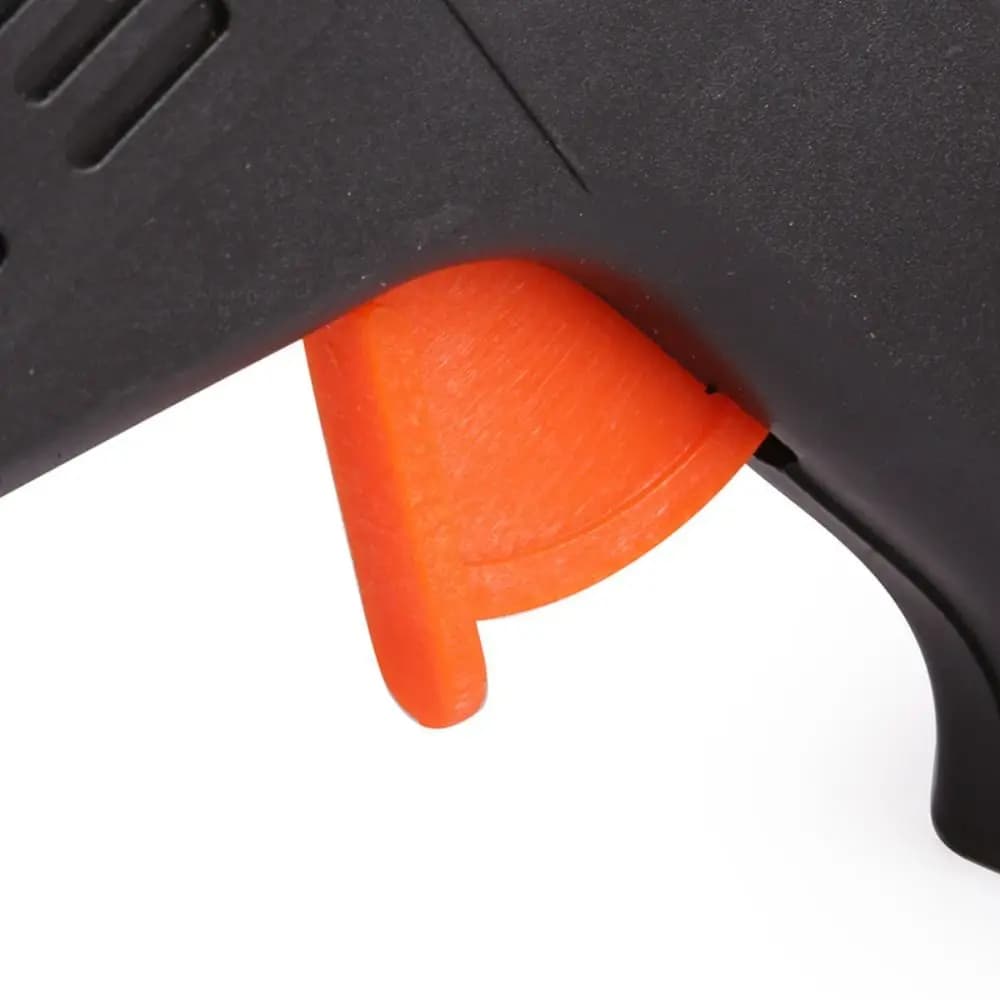 Pistola per colla a caldo in plastica fai da te colla a caldo nera stick temperatura pistole industriali termoelettriche
