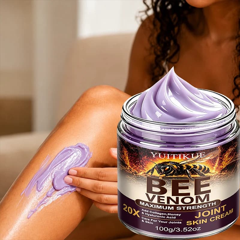 YUITIKUE Bee Venom Joint Cream Collagen Hyaluronic Acid Deep Moisturizing Easily Absorbed Body Massage Ointment
