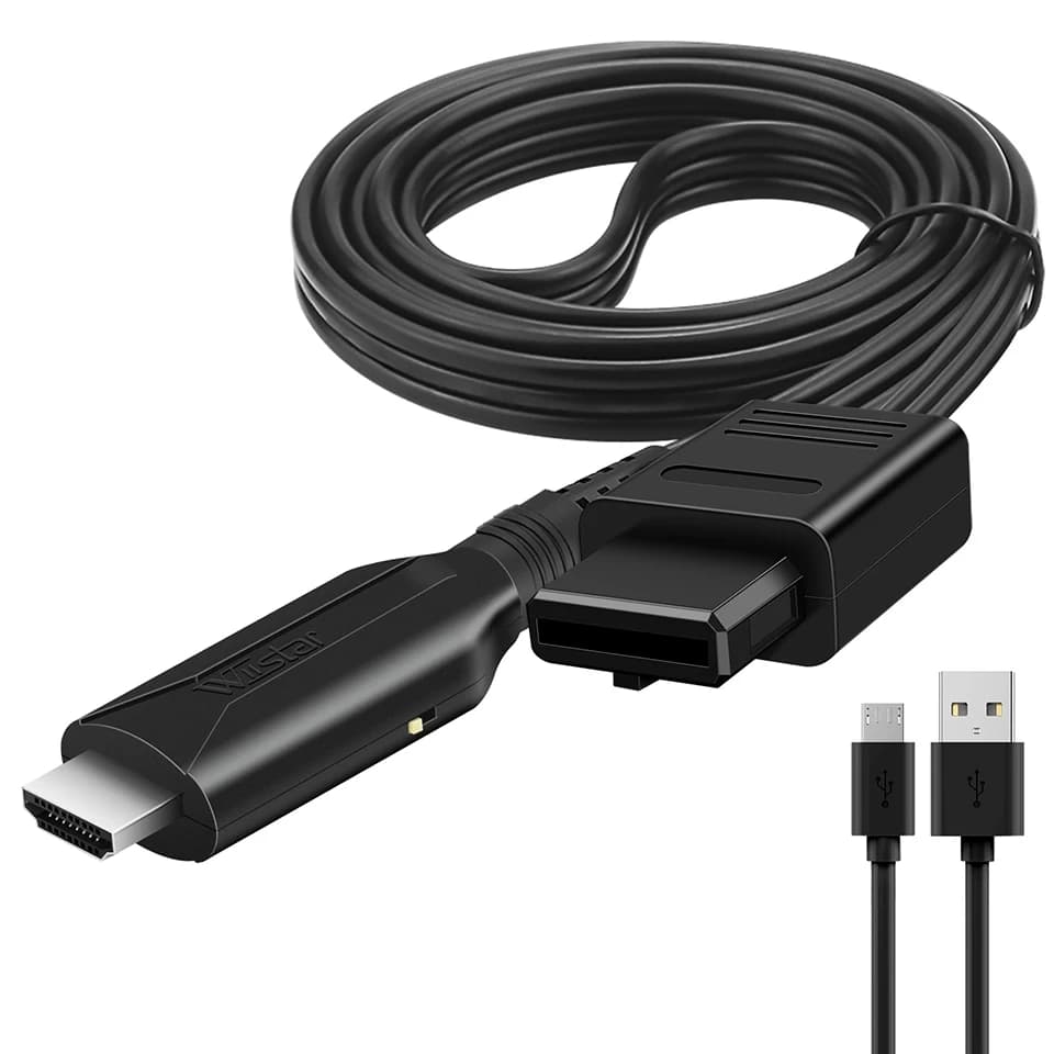 For NGC/SNES/N64 compatible converter cable to HDMI for N64 for GameCube Plug and Play Fully digital cable accessories