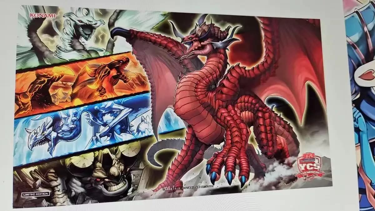 YuGiOh Playmat Nuovo Dragon Ruler TCG CCG Mat Gioco da tavolo Duel Pad Gioco di carte collezionabili Tappetino per mouse in gomma Borsa gratuita 600x350x2mm