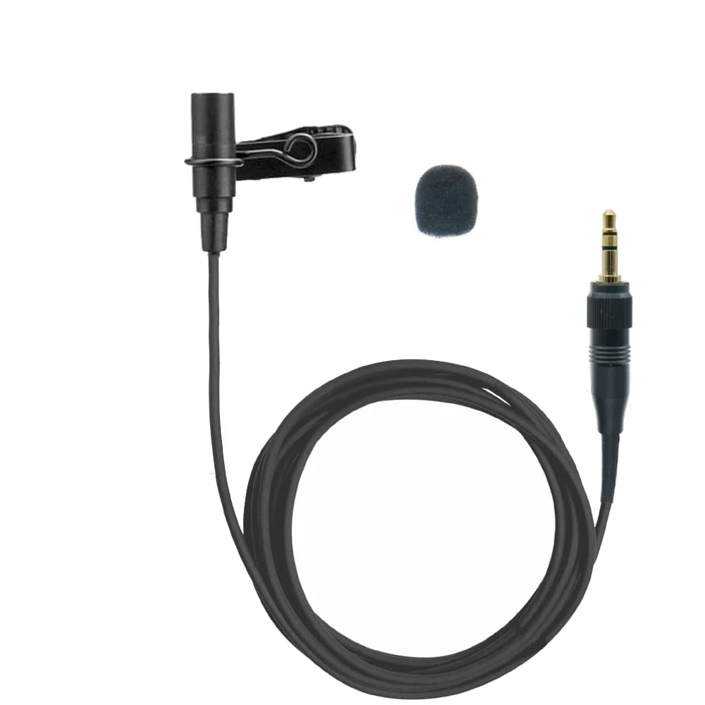 Professionale ECM7 Tie Clip Lavalier Microfono da bavero per Sony UWP UTX D21 D11 V1 Sistema wireless Cavo da 1,95 m