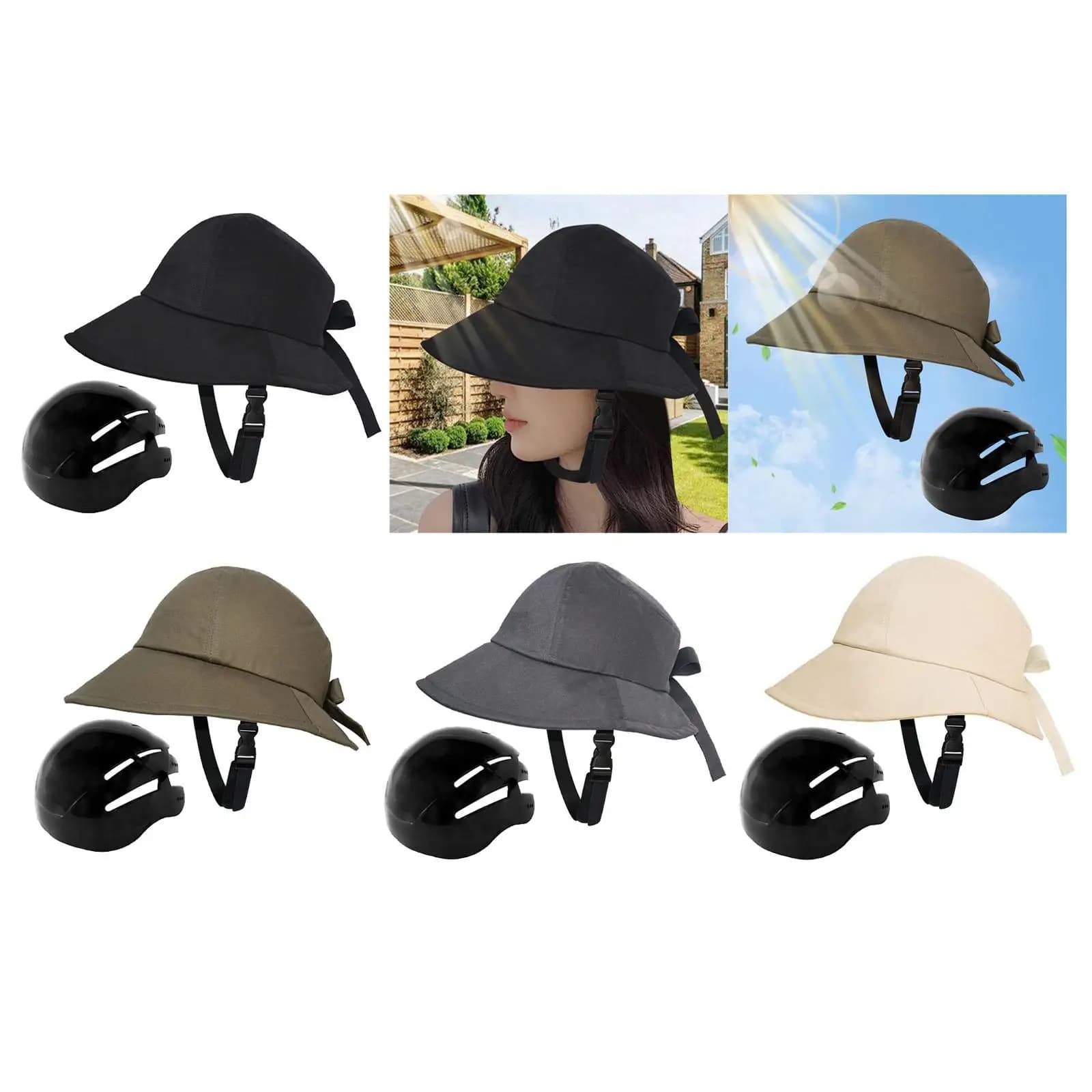 Bicycle Helmet Adult Bike Helmet Hat Shaped Helmet Shock Resistant Hat Type Women's helmet Unisex Women's School Daily Clothing