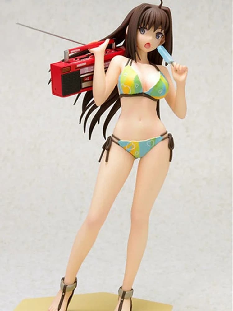 Wave Magic Girl Night Yuuko Anime Swimsuit Figure Collectible Model Toy Boxed Office Desk Decoration Static Display Item