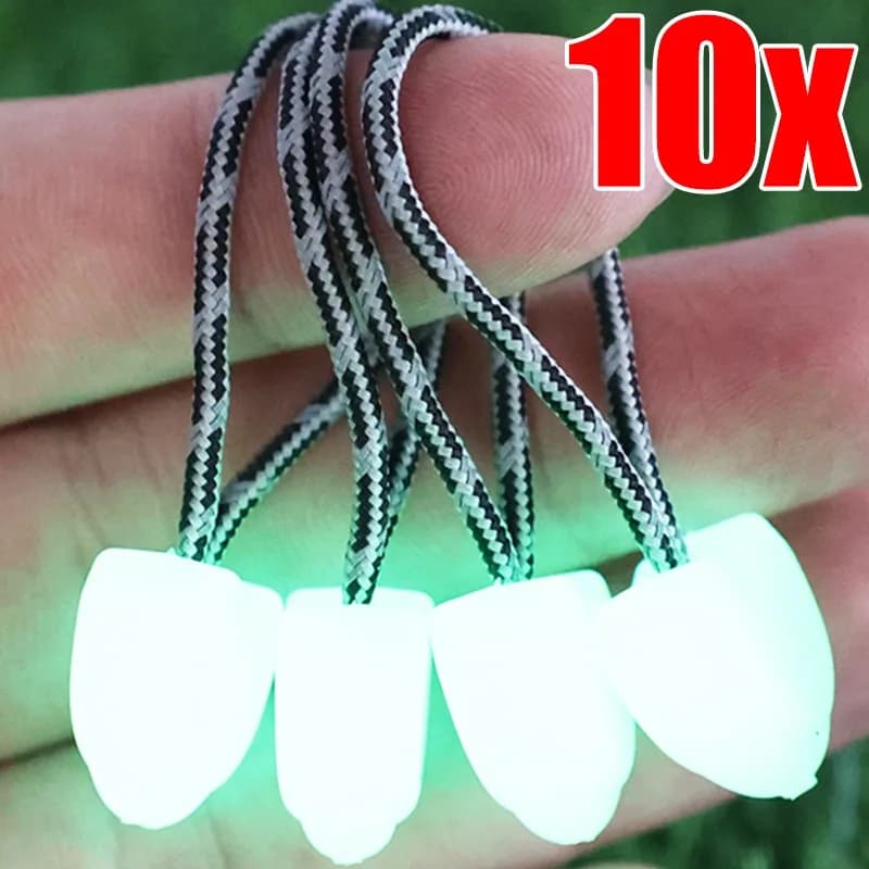 Zippered handles illuminating in the dark Luggage label handles Travel bag bag Night safety indicator Accessories for rope extenders