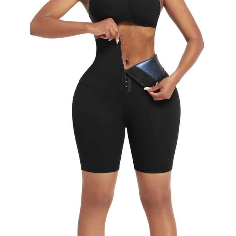 Sauna sweat Shapewear shorts Thigh pants Slim Suit waist Trainer weight loss Shaper overall Fitness compression Thermo Workout