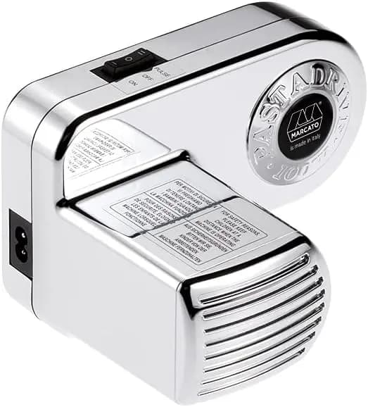Macchina Elettrica per Pasta, Potenza 110W, Acciaio Cromato, Compatibile con Macchine Atlas, Ampia e Marga Mulino