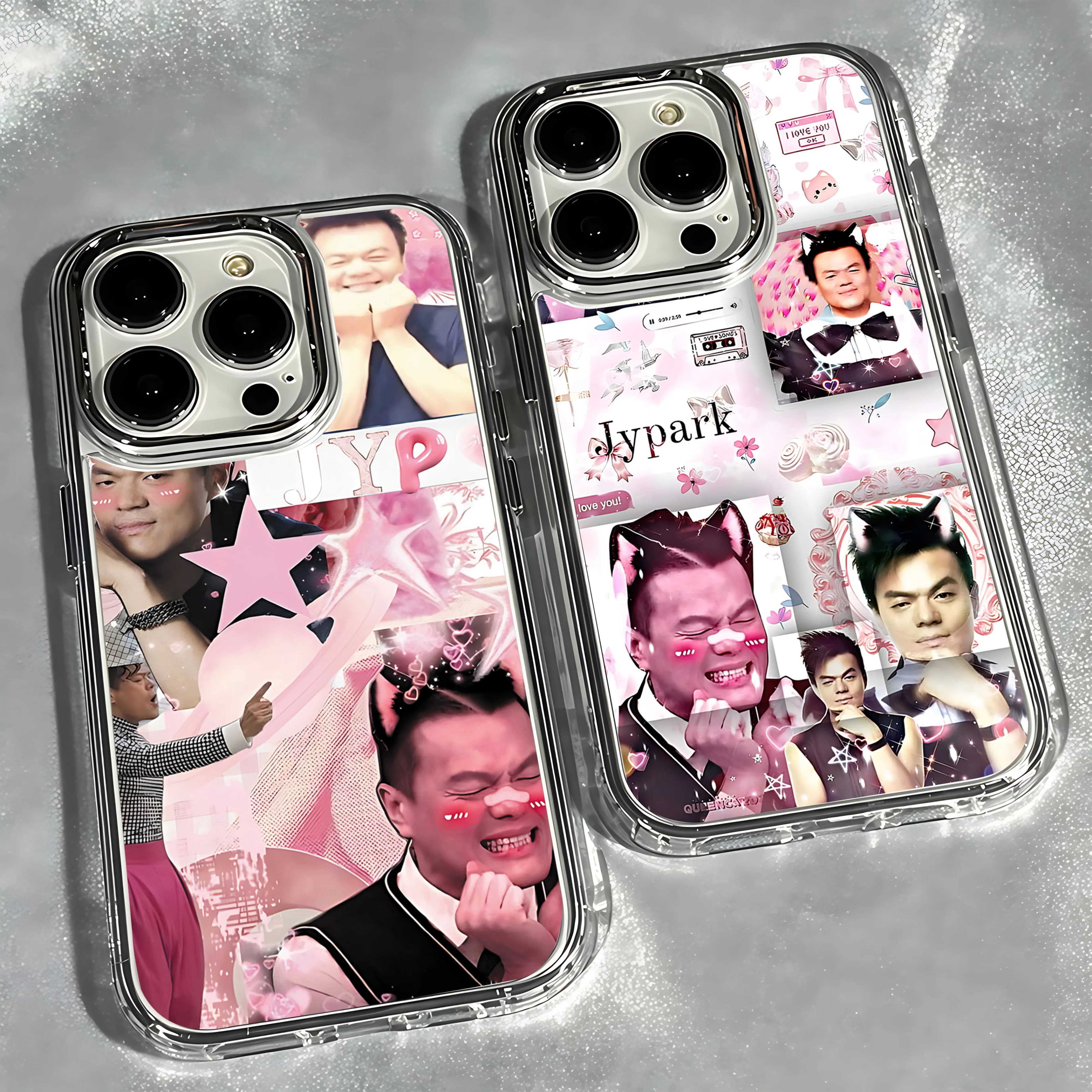 Funny JYP Meme Phone Case for Samsung Galaxy S26 S25 S24 S23 S22 S21 S20 Note20 FE Ultra Edge Plus 4G 5G Transparent Soft Cover